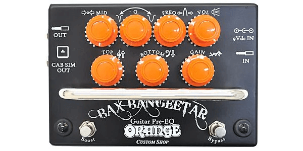 Orange オレンジ / Bax Bangeetar Guitar Pre-EQ バックス・バンジーター BLACK/ブラック【プリアンプ】
