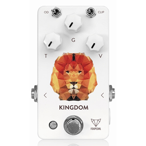 Foxpedal フォックスペダル / Kingdom White Polygon Lion【オーバードライブ】