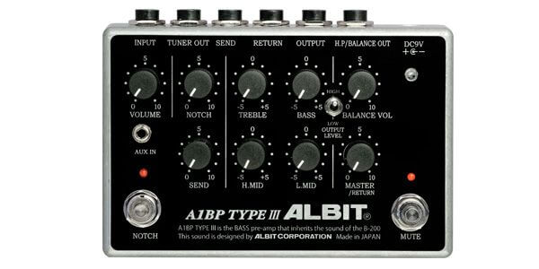 Albit アルビット A1bp Type Iii ベース用プリアンプ Effector Collection Box