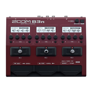 ZOOM ズーム / B3n Multi-Effects Processor for Bass【ベース用マルチエフェクター】