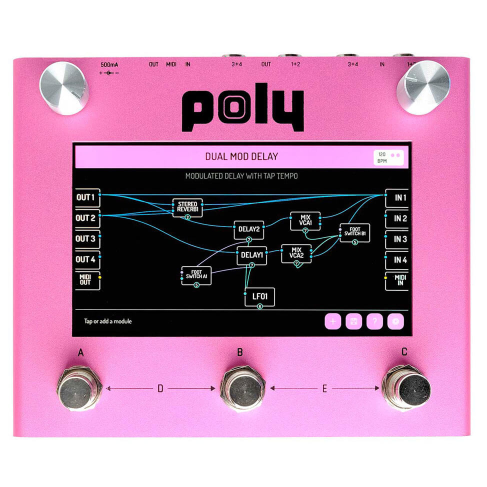 Poly Effects ポリエフェクツ Beebo（ビーボ） Virtual Modular Pedal