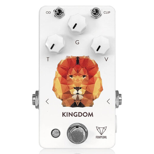 Foxpedal フォックスペダル / Kingdom White Polygon Lion 【オーバードライブ】