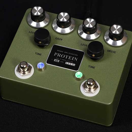 BROWNE AMPLIFICATION / Protein Dual Overdrive V3 Green【オーバードライブ】