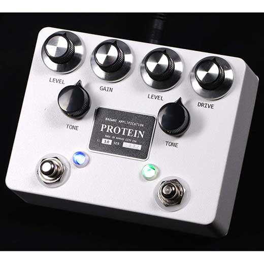 BROWNE AMPLIFICATION / Protein Dual Overdrive V3 White【オーバードライブ】