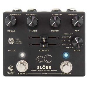 Walrus Audio ウォルラスオーディオ / Sloer Stereo Ambient Reverb BLACK【リバーブ】