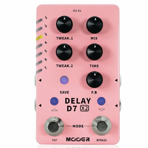 Mooer / D7 X2 DELAY【ディレイ ルーパー】