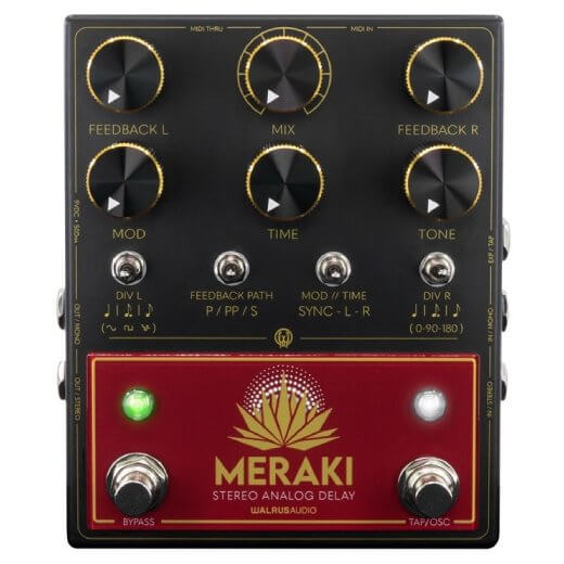 WALRUS AUDIO / MERAKI Stereo Analog Dual Delay【ディレイ】