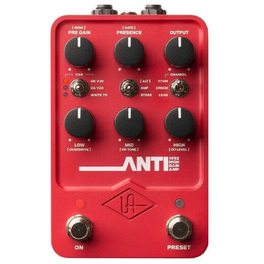 UNIVERSAL AUDIO ユニバーサルオーディオ / UAFX ANTI 1992 High Gain Amp【ギターアンプシミュレーター】