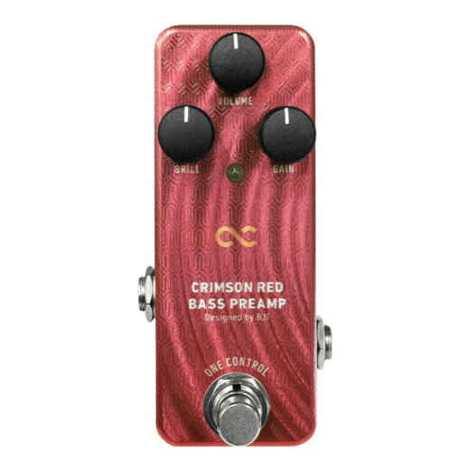 One Control ワンコントロール / Crimson Red Bass Preamp 【ベースプリアンプ】