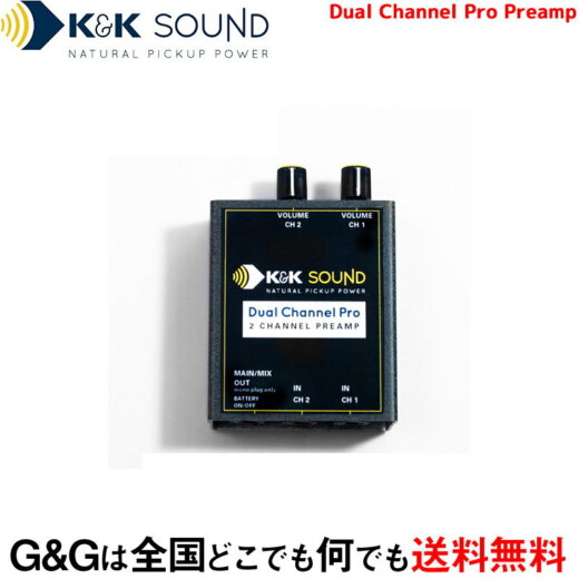 K&K Sound ケー・アンド・ケー・サウンド / Dual Channel Pro Preamp 【プリアンプ】