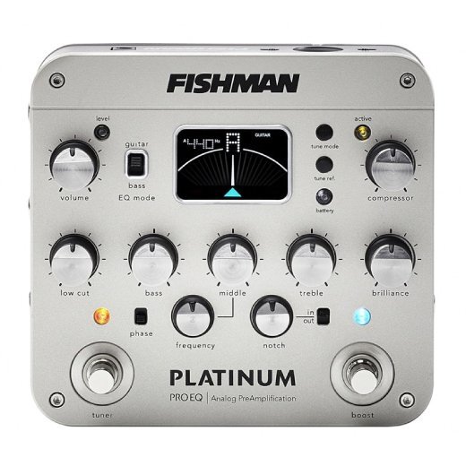 FISHMAN フィッシュマン / Platinum Pro EQ/DI Analog Preamp 【アコースティックギター用プリアンプ/DI】