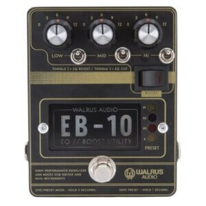 Walrus Audio ウォルラスオーディオ / EB-10 #B Matte Black 【WAL-EB10】 【プリアンプ／EQ／ブースター】