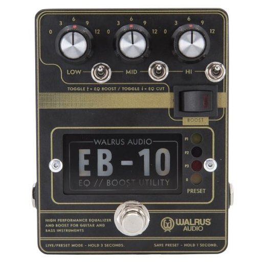 Walrus Audio ウォルラスオーディオ / EB-10 #B Matte Black 【WAL-EB10】 【プリアンプ／EQ／ブースター】