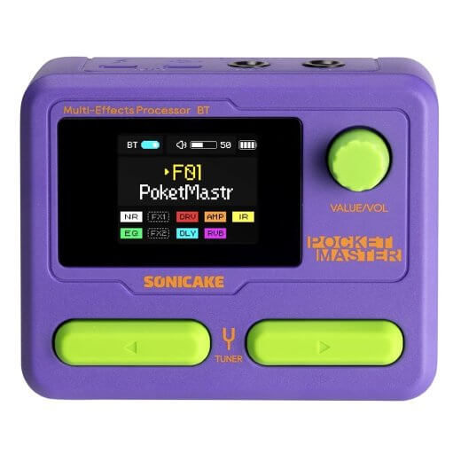SONICAKE PocketMaster 　マルチエフェクター　パープル SONICAKE ソニケーキ / Pocket Master パープル 【マルチ