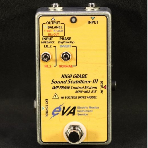EVA電子 エバデンシ / HIGH GRADE Sound Stabilizer III IMP PHASE Control System SSPH-HG2 EXT Footswitch 【バッファー/フェイズコントロール】