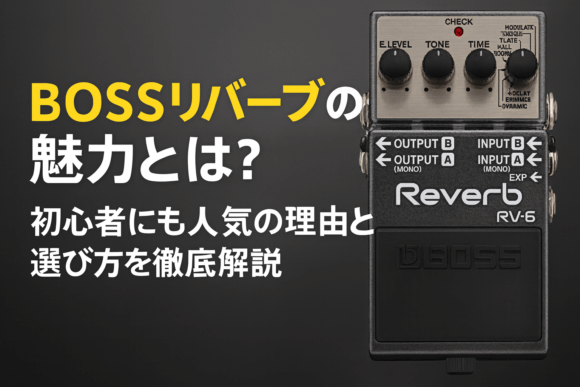 BOSSリバーブの魅力とは？初心者にも人気の理由と選び方を徹底解説