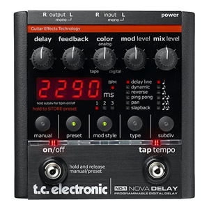 tc electronic ティーシーエレクトロニック / ND-1 Nova Delay Programmable Digital Delay【ディレイ】