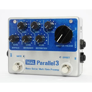 TRIAL / Parallel 3 Bass Guitar Multi Gain Preamp【ベース用プリアンプ】