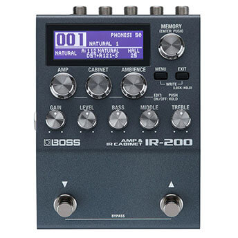 BOSS ボス / IR-200 AMP&CABINET PROCESSOR【アンプ・シミュレーター＆IRローダー】