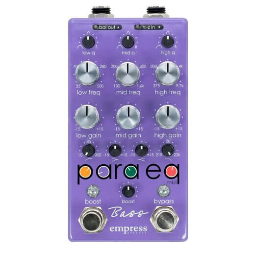 Empress Effects エンプレスエフェクト / Bass ParaEQ 【パラメトリックイコライザー】