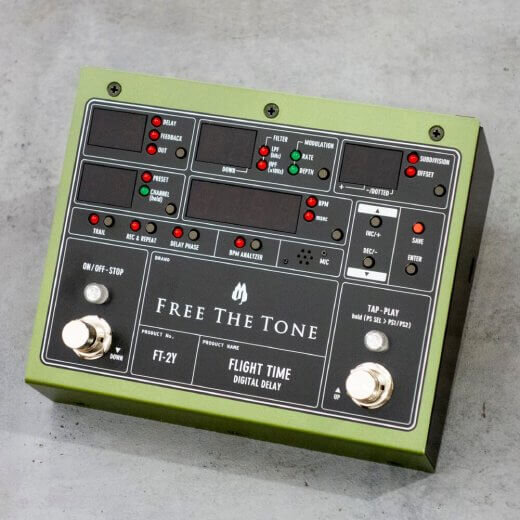 Free The Tone フリーザトーン / FLIGHT TIME FT-2Y【デジタルディレイ】