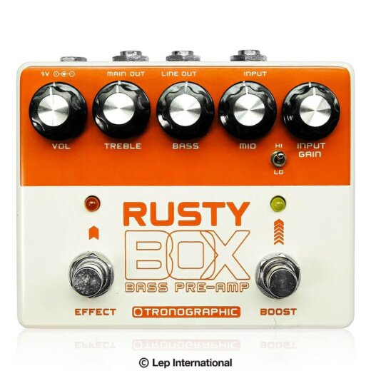 Tronographic トロノグラフィック / Rusty Box【プリアンプ】【ベース エフェクター】