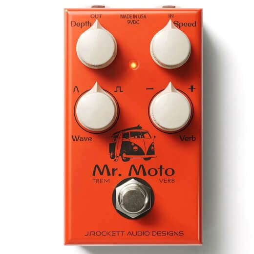 J.Rockett Audio Designs Jロケット / Mr. Moto Tremolo + Reverb 【トレモロ＆リバーブ・ペダル】