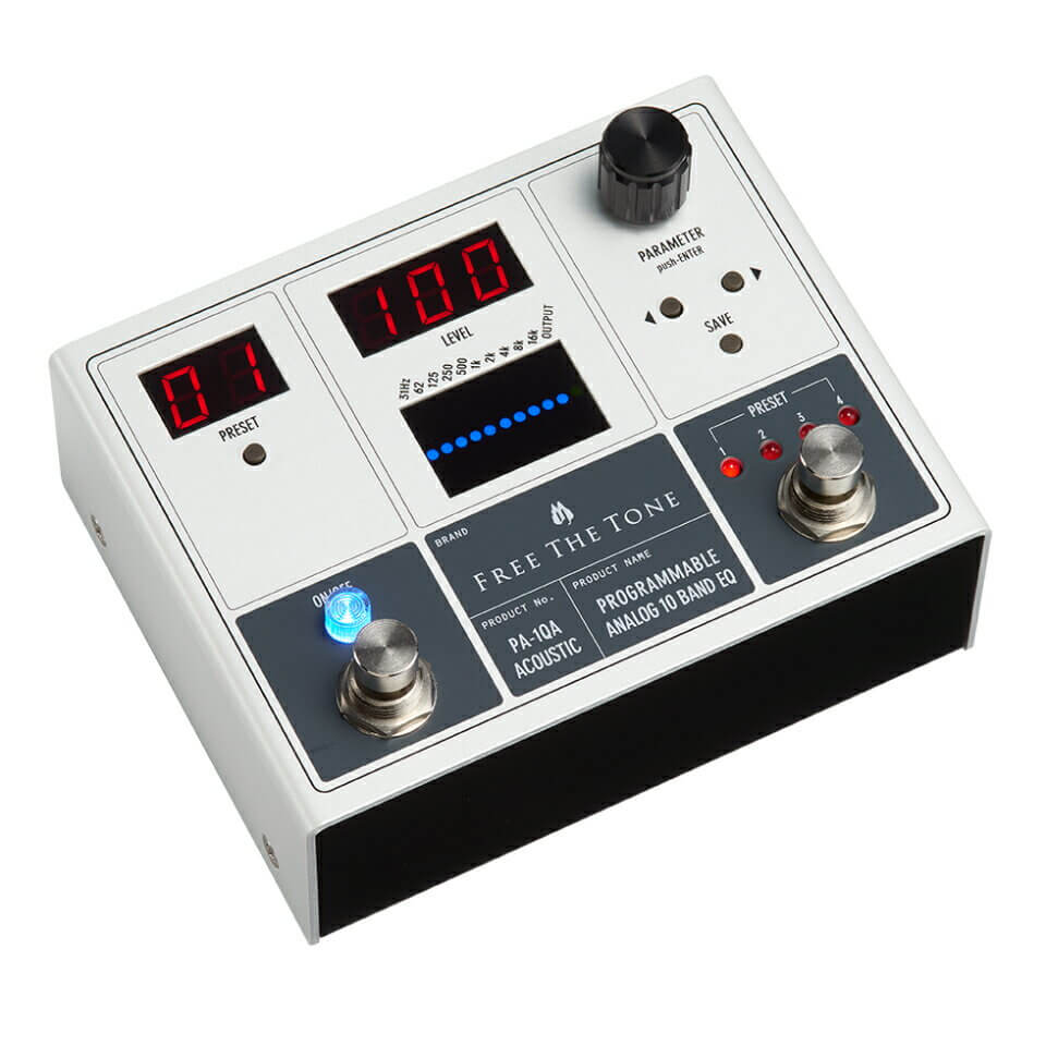 Free The Tone PA-10B BASS ベース用イコライザー Amazon | Free The Tone PA-1QB PROGRAMMABLE ANALOG 10 BAND EQ