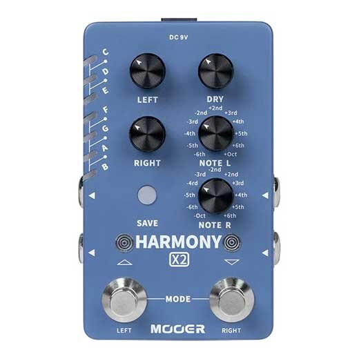 MOOER ムーアー / HARMONY X2【ステレオハーモニーエフェクト】