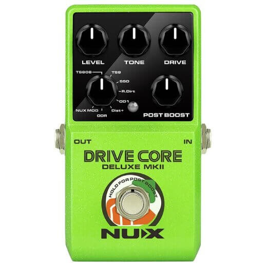 NUX ニューエックス / Drive Core Deluxe MKII 【オーバードライブペダル】