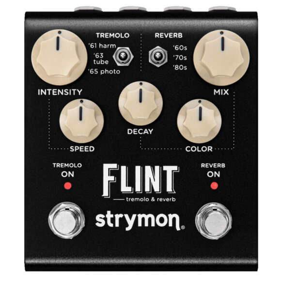 新品 未使用 strymon FLINT V1 リバーブ トレモロ ストライモン strymon ストライモン / FLINT V2【トレモロ&リバーブ