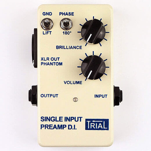 TRIAL トライアル / Single Input Pre DI【アコースティックプリアンプ】