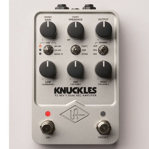 UNIVERSAL AUDIO ユニバーサルオーディオ / UAFX Knuckles ’92 Rev F Dual Rec Amplifier【ステレオアンプ/キャビネットエミュレーションペダル】