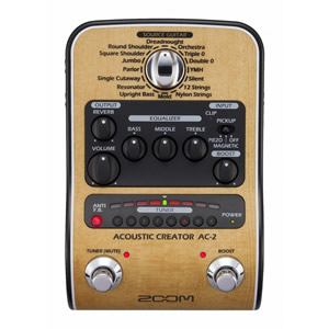 ZOOM ズーム / AC-2【アコースティックギター用プリアンプ】