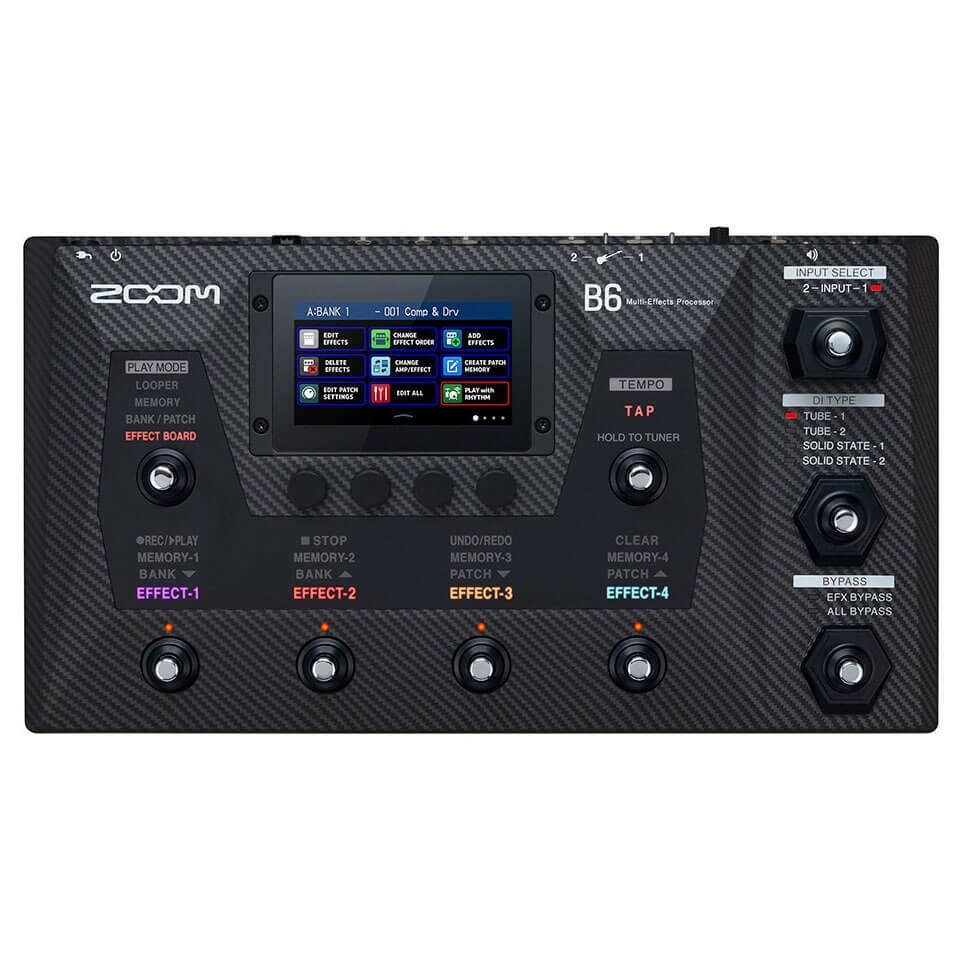 ubay001様【極美品・ハードケース付】ZOOM B6ベースマルチエフェクター ubay001様【極美品・ハードケース付】ZOOM B6ベースマルチ