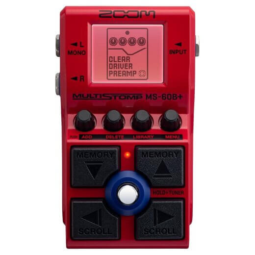 ZOOM ズーム / MS-60B+ MULTISTOMP マルチストンプ【ベース用マルチエフェクター】