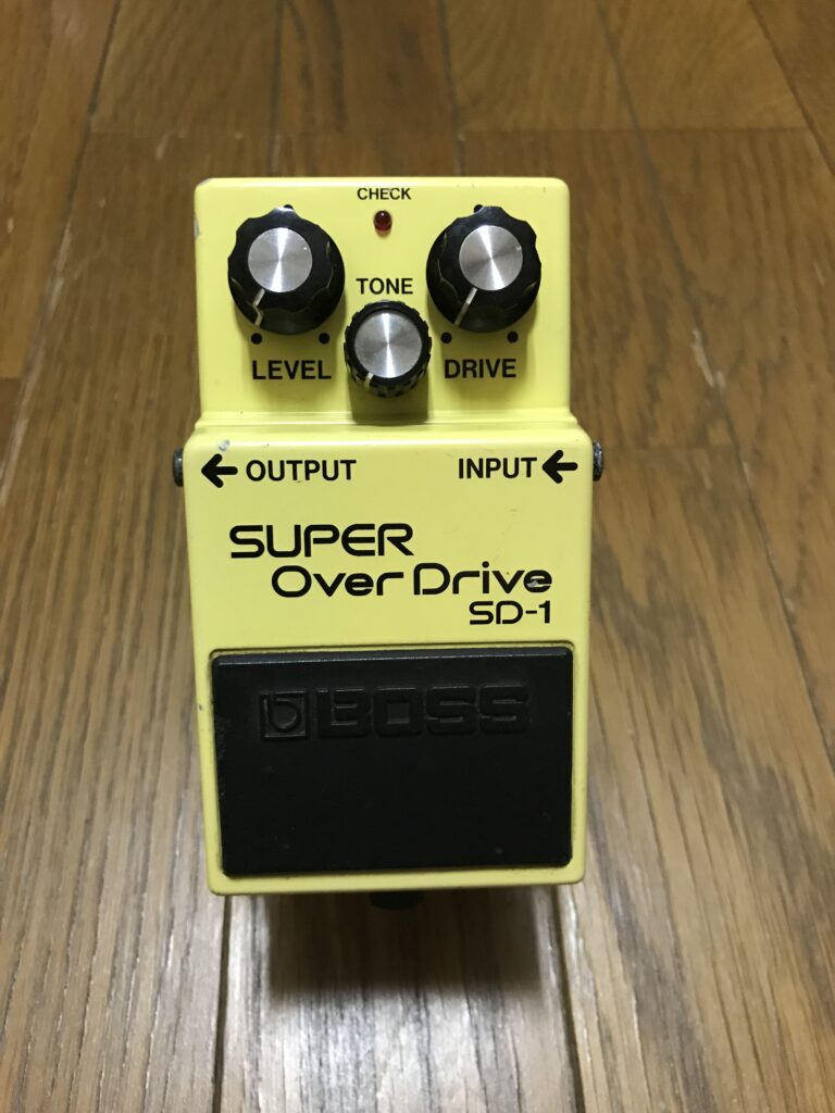 BOSS ボス / SD-1 Super OverDrive【オーバードライブ】の所有個体