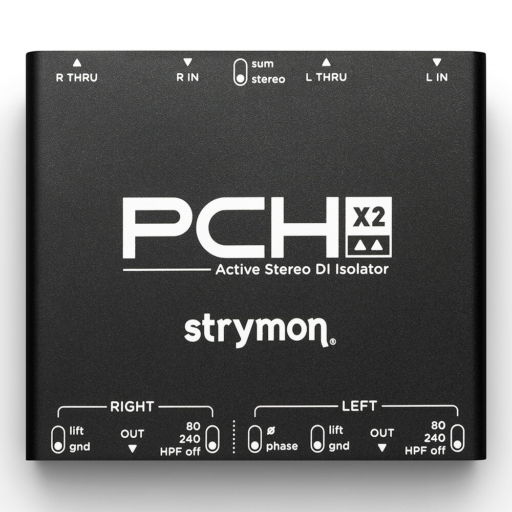 Strymon ストライモン / PCH X2 Active Stereo DI Isolator 【DIボックス】