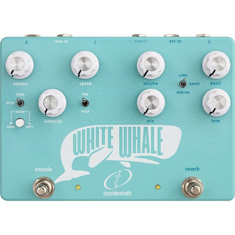 Crazy Tube Circuits / White Whale V2 リバーブ トレモロ 【ギター用エフェクター】