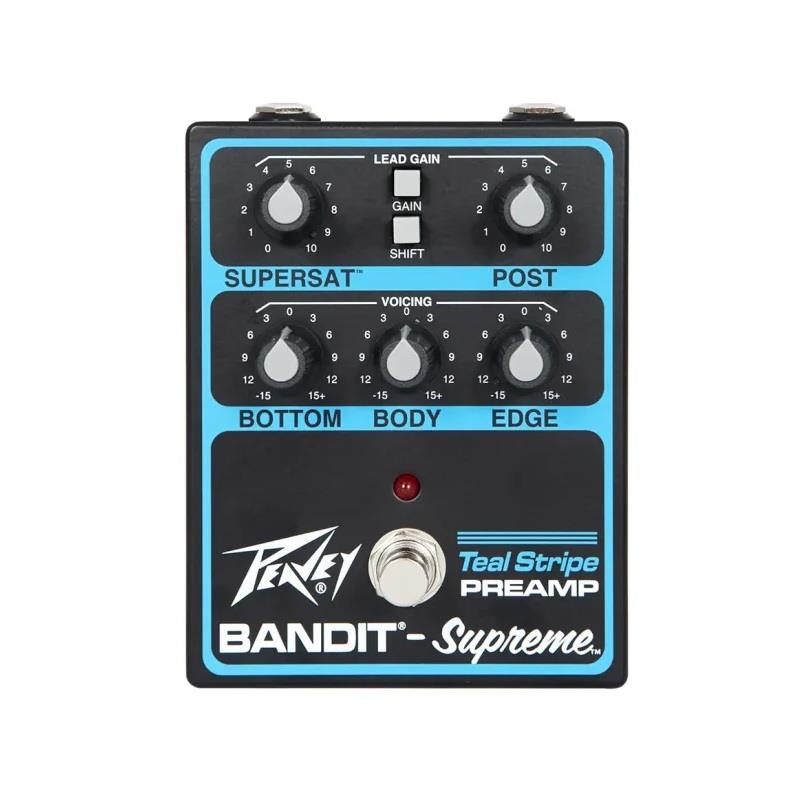PEAVEY ピーヴィー / Bandit Supreme Teal Stripe Pedal 【プリアンプ】